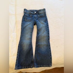 H&M Dark Blue Flared Kids Jeans